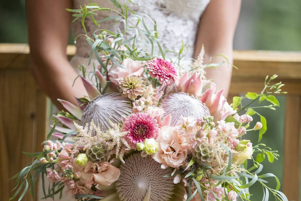 Protea Bridal Bouquet