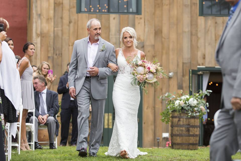 Wedding Aisle Flowers