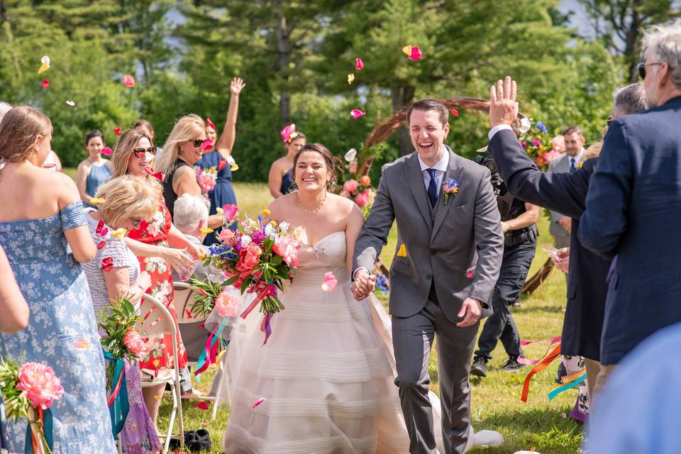 Vibrant Wedding Flowers