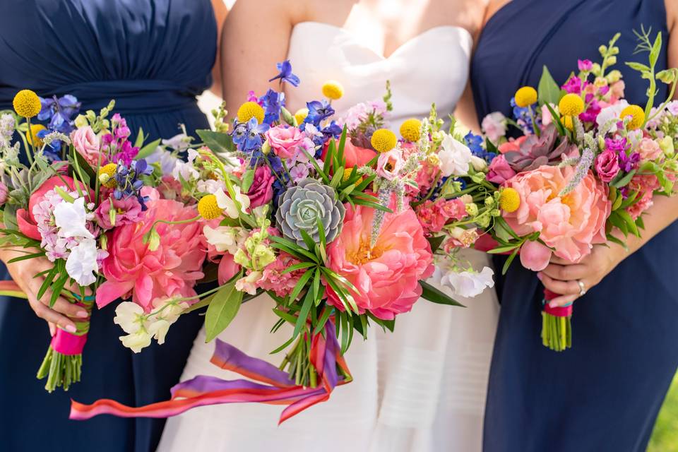 Vibrant Wedding Flowers