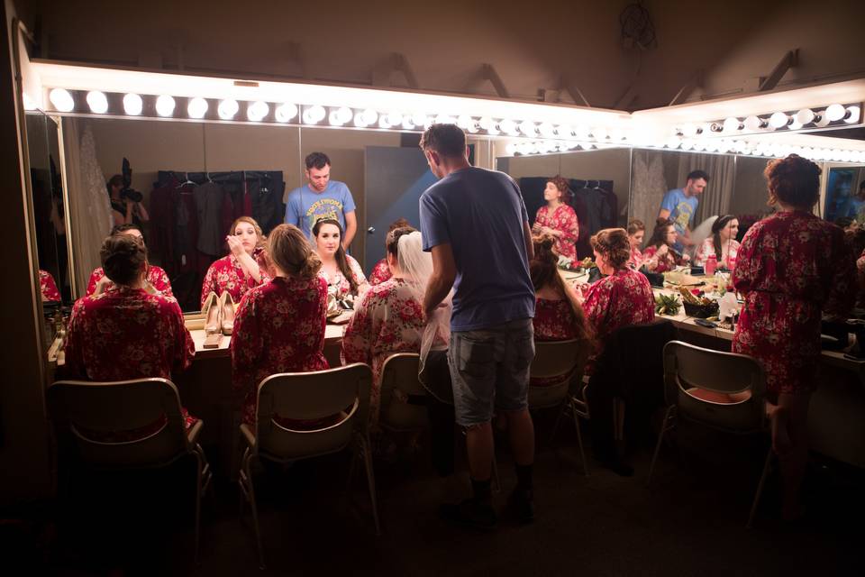 Bridal dressing room