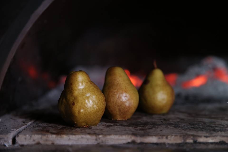 Coal Baked Pears