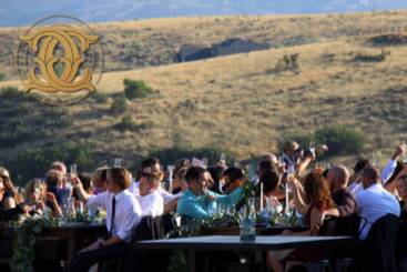 Dinner in a field