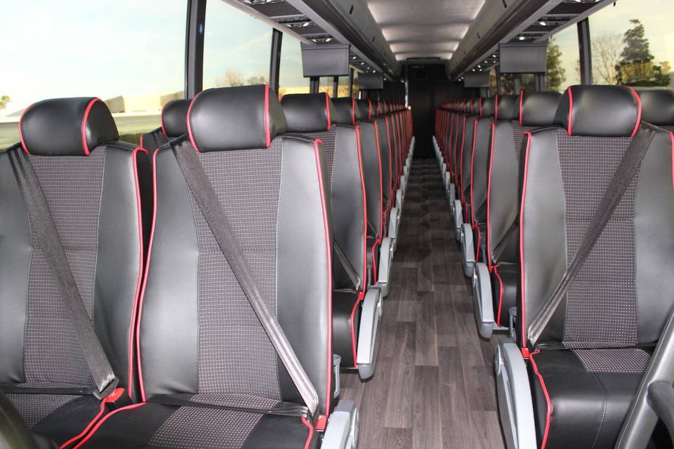 56 Passenger Bus Interior