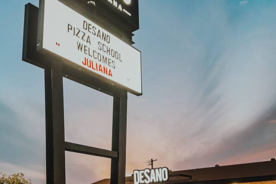 DeSano Pizza's premises