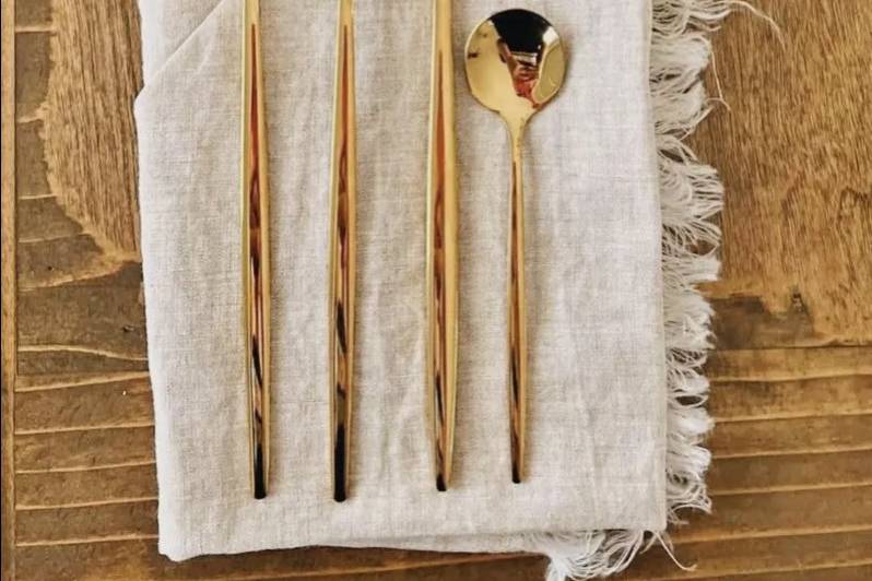 Golden Flatware