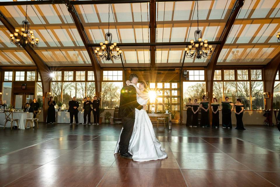 Golden hour dance floor