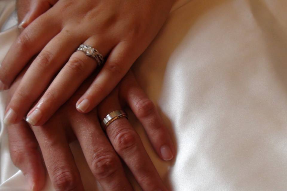Couple's hand