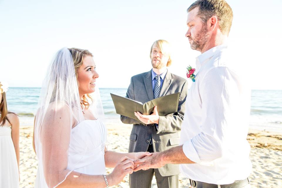 Beach ceremony