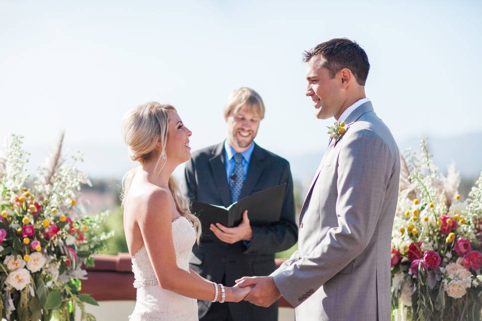 Exchanging vows