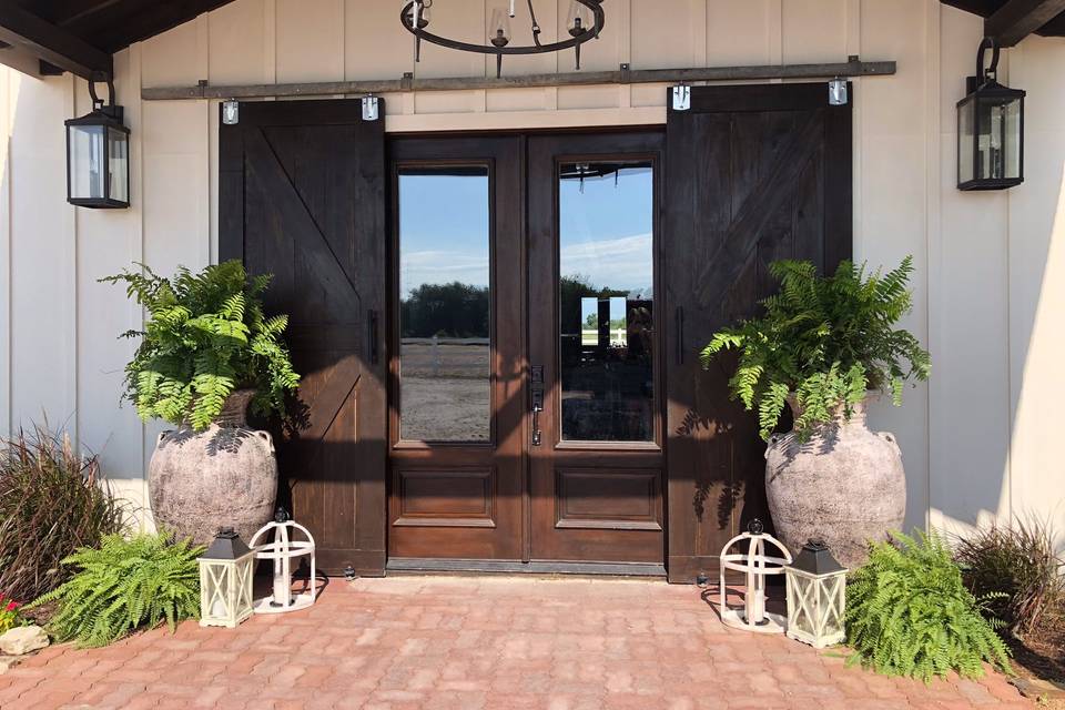 Front Barn Doors