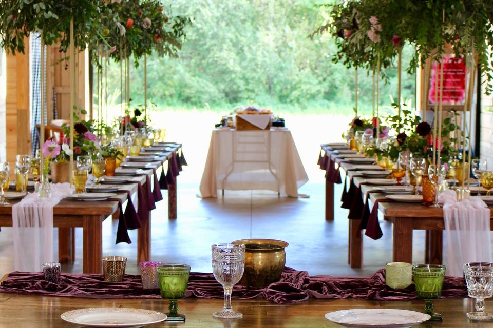 Barn interior + sweetheart