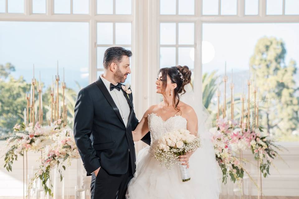 The happy couple