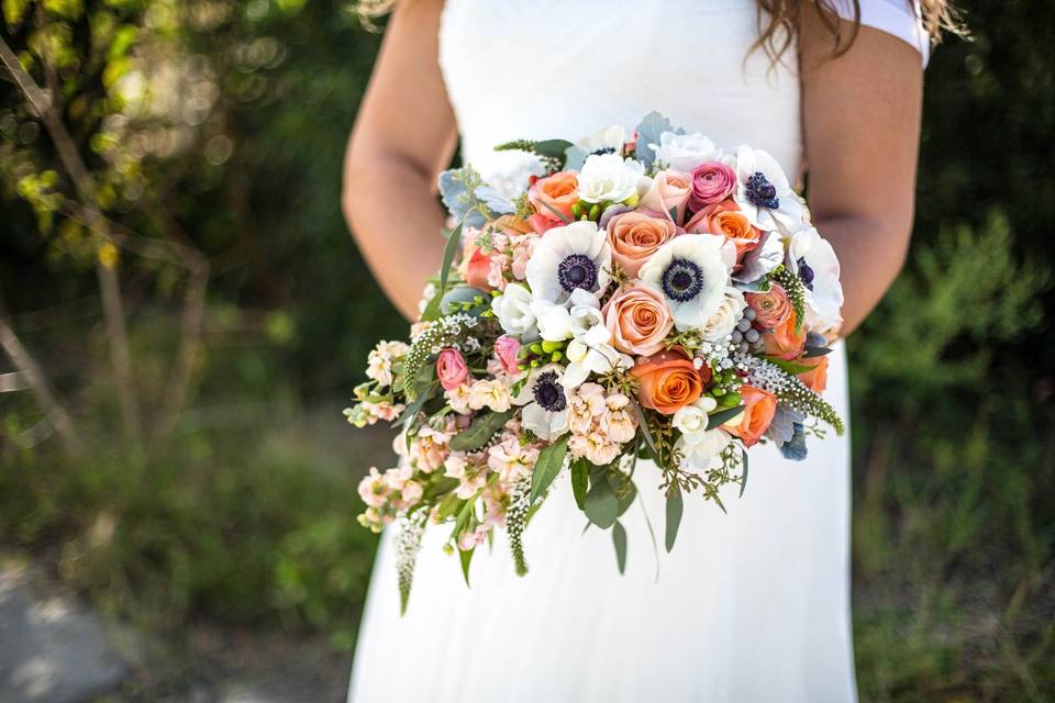 Peach bouquet