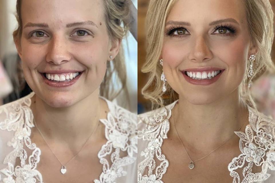 Bridal before and after