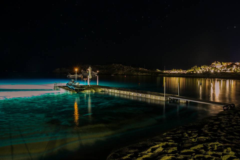 Our beach at night