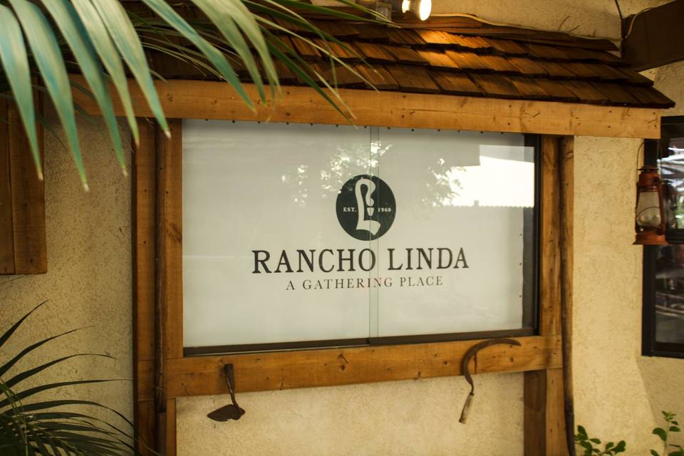 Rancho Linda Sign