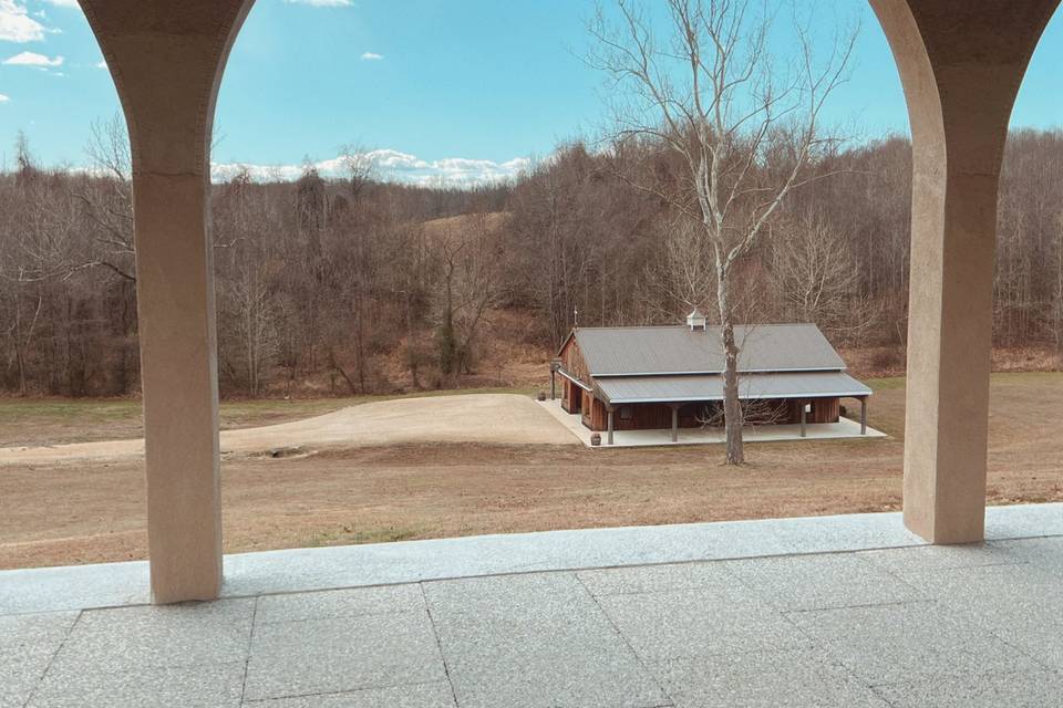 The view from the Tobacco Barn