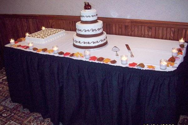 The wedding cake