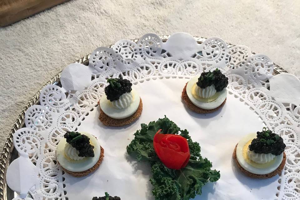 Caviar Canapés