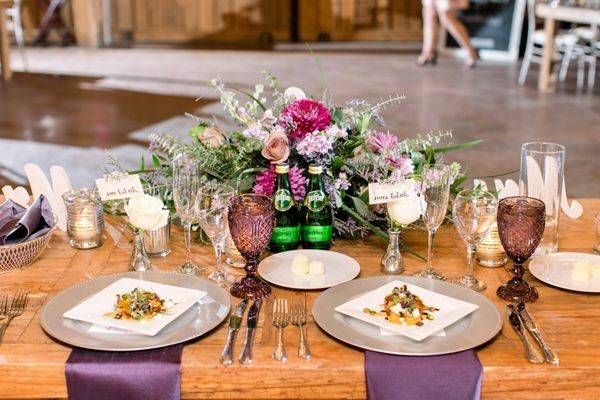 Bride and Groom table