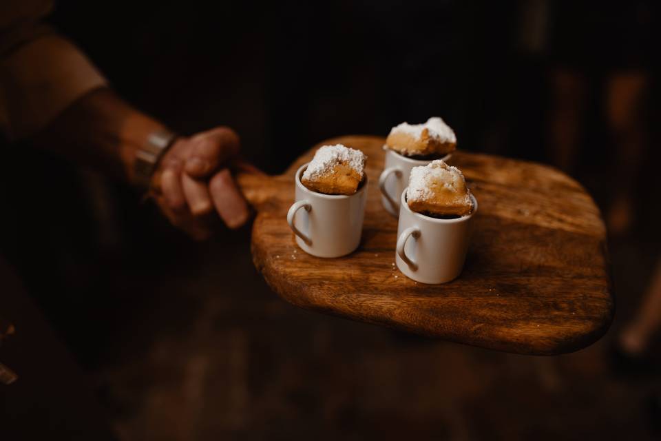 Beignets and coffee