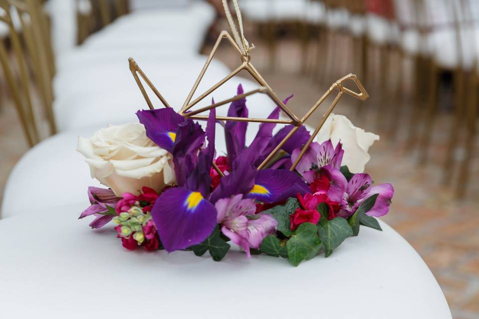 Origami crane bouquets