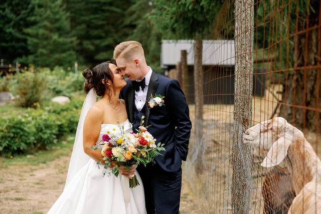 First looks with the goats!