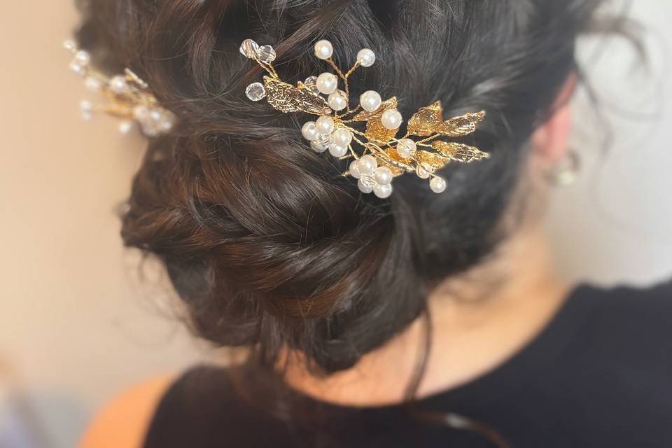 Boho bun