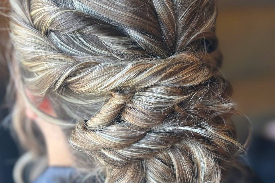 Boho bun