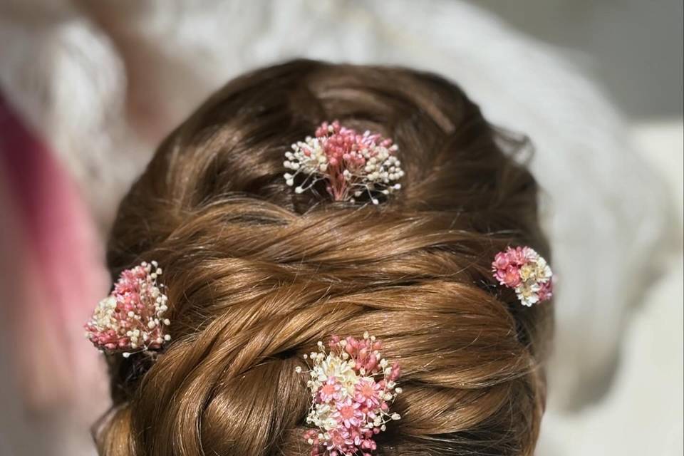 Floral bun