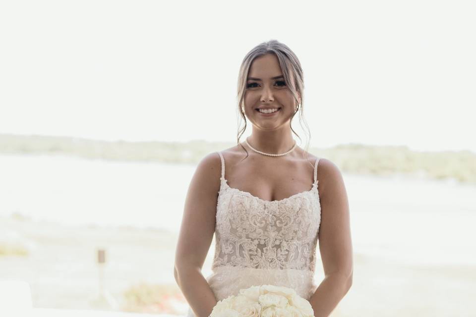Brides hair and makeup