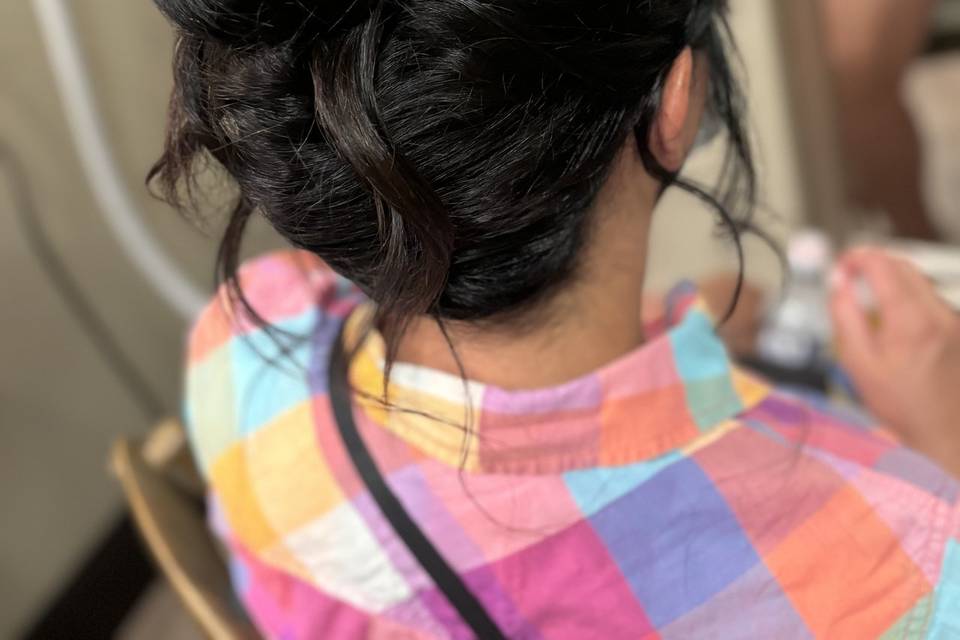 High updo