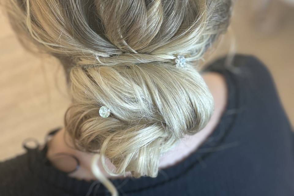 Boho bun