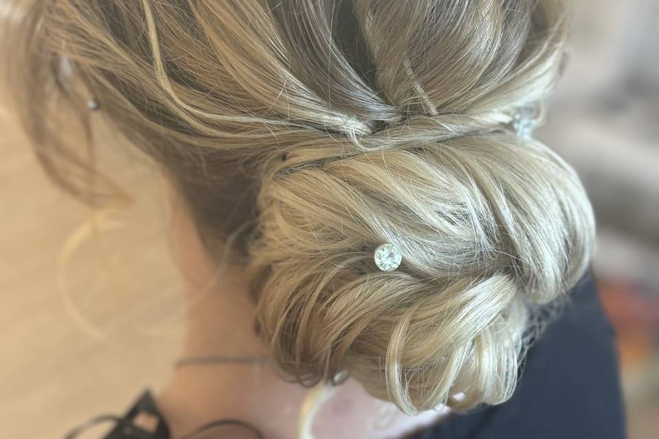 Boho bun