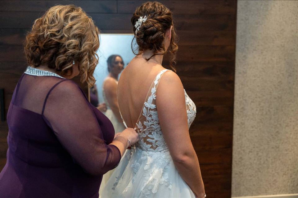Updo bride