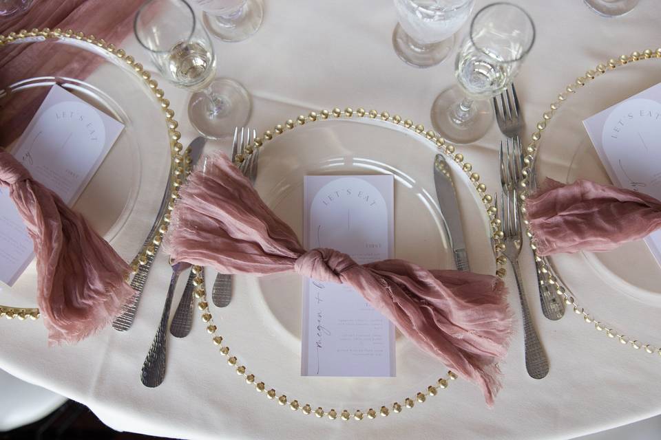 Table scape details