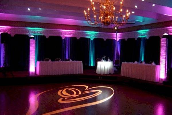 Wedding ballroom area