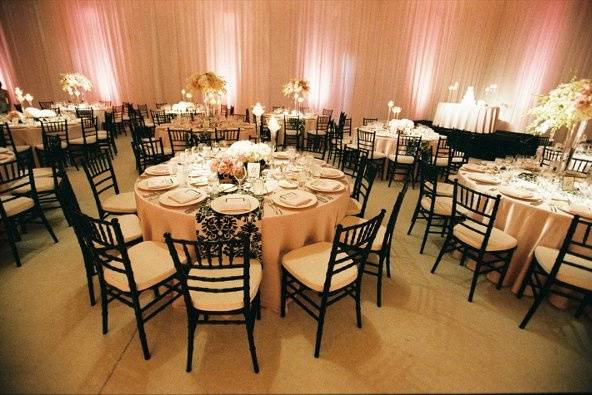 Wedding reception area