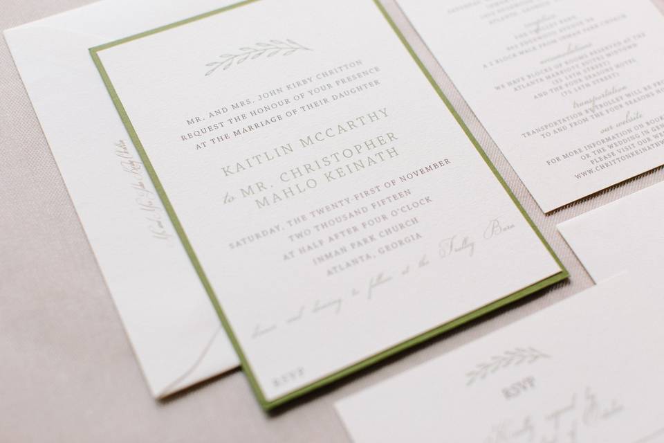 Invitation cards