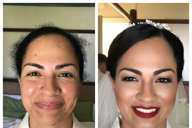The before and after look