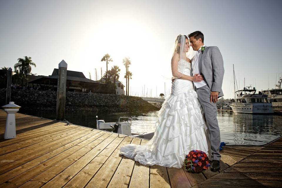 Harbor wedding