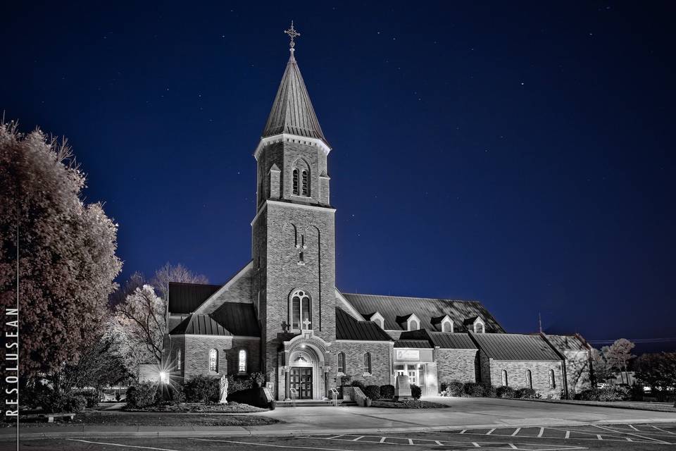 Church at night