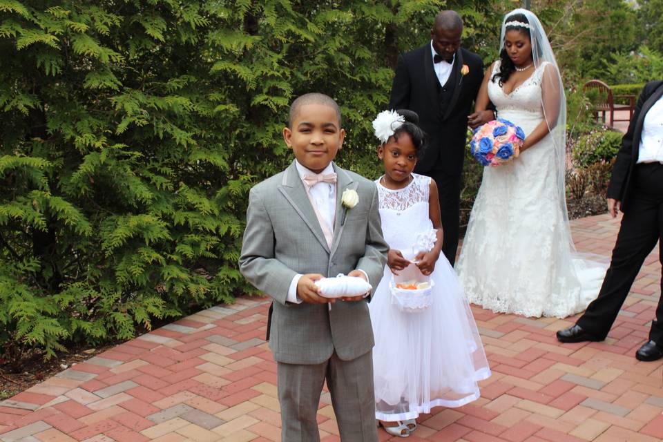 Ring bearer and flower girl