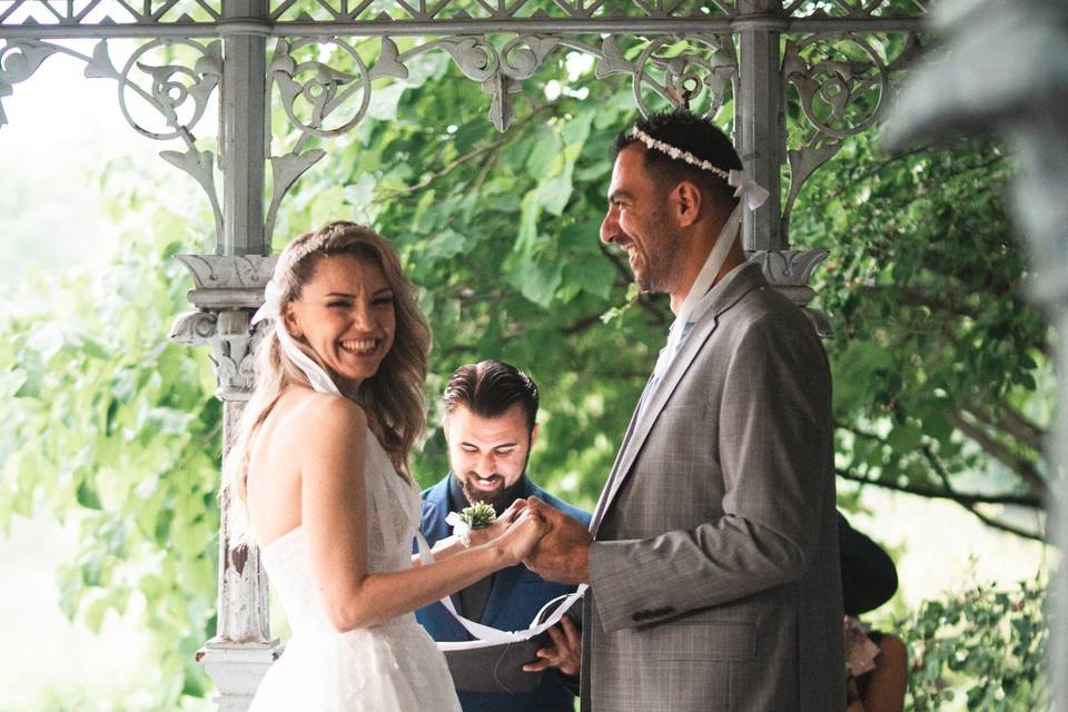 Greek Wedding in Central Park