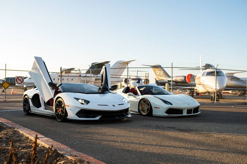 Lamborghini SVJ & Ferrari 488