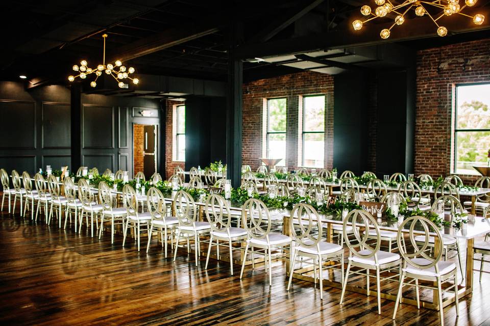 Upstairs hall setup