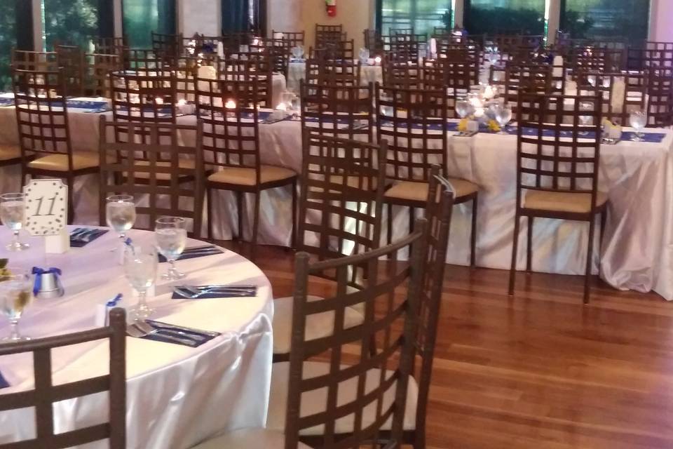 Reception setup