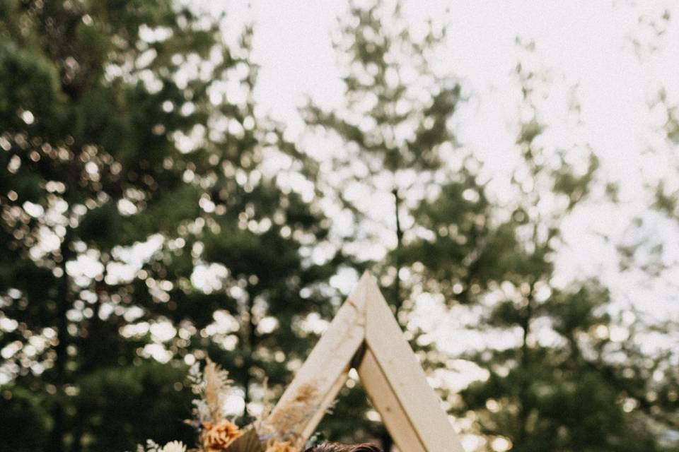 Boho elopement