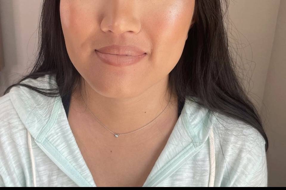 Perfect dewy look.